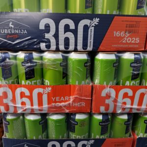 Beer Gubernija Lagered Ale Can,0.5l X 24 Per Case