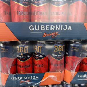 Beer Gubernija Non Alco Brown Can,0.5l X 24 Per Case