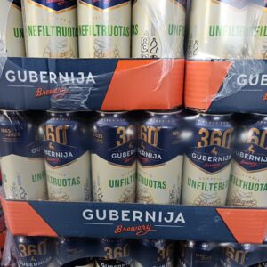Beer Gubernija Unfiltered Can, 0.568l X 24 Per Case