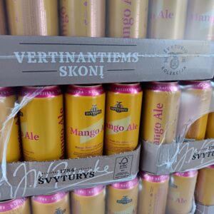 Beer Svyturys Mango Ale 4%, Can 0.5l X 24 Per Case