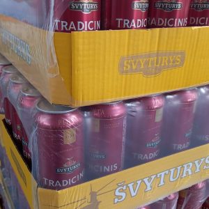 Beer Svyturys Tradicinis Cans 0.568l X 24 Per Case