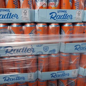 Utenos Radler Mango Non Alcoholic Can 0.0%, 0.5 X 24 Per Case